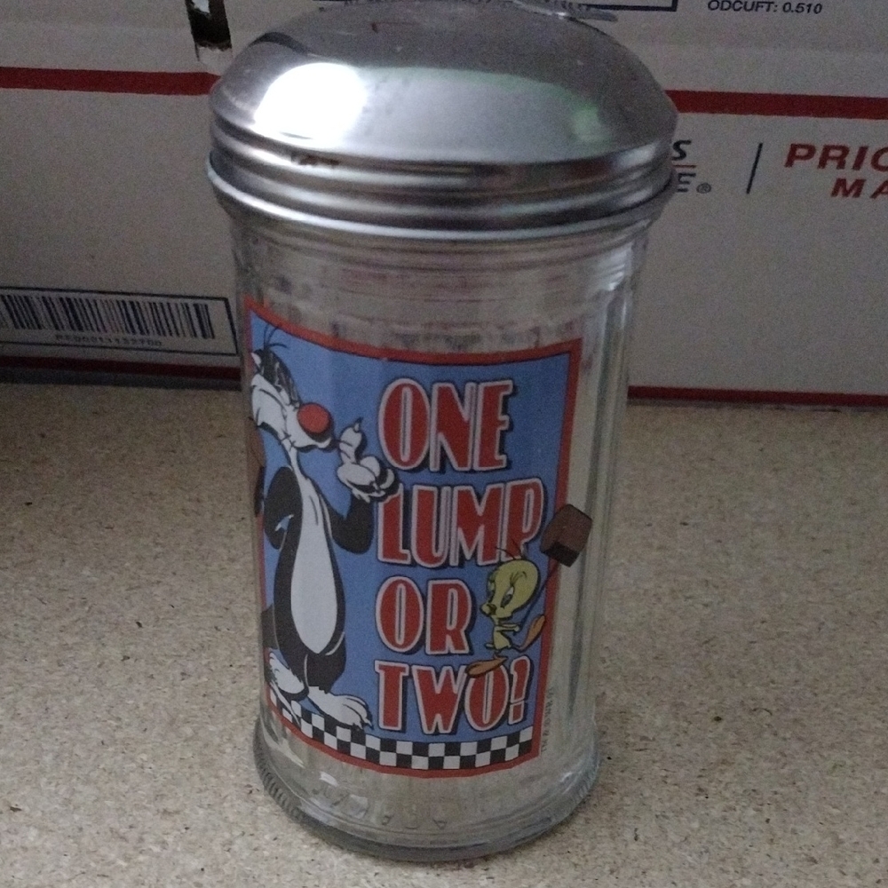1993 Sylvester And Tweety Sugar Dispenser